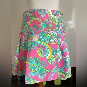 Lily Pulitzer  skirt with attached shorts size4,#Palm Royale#country club life